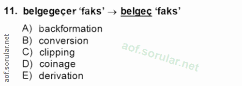 Soru 11
