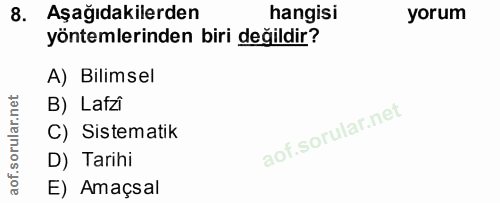 Soru 8