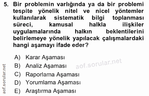 Soru 5