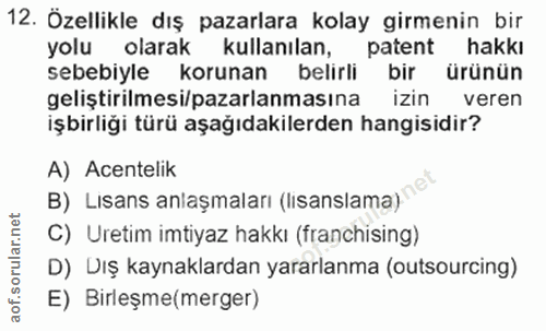 Soru 12