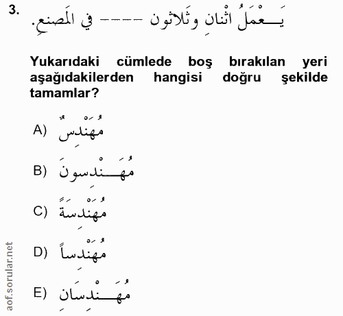 Soru 3