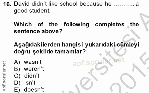 Soru 16