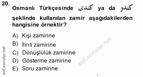 Soru 20