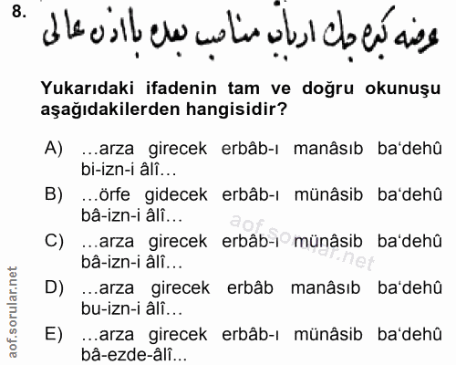 Soru 8