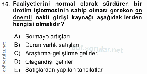 Soru 16