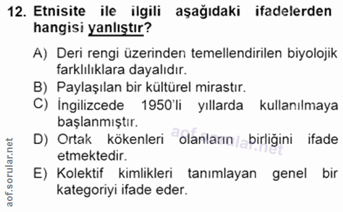 Soru 12