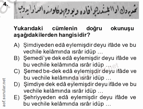 Soru 4