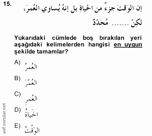 Soru 15