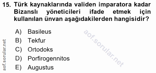 Soru 15