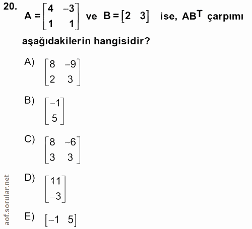 Soru 20