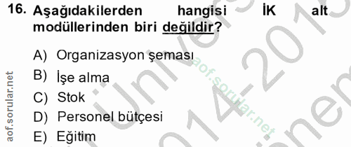 Soru 16