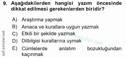 Soru 9