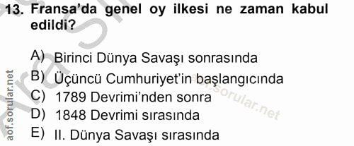 Soru 13