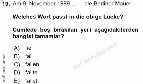 Soru 19