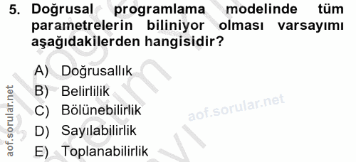 Soru 5