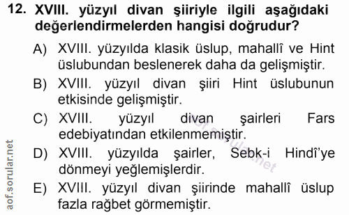 Soru 12
