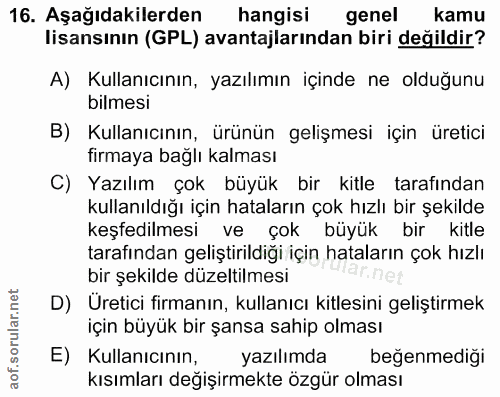 Soru 16