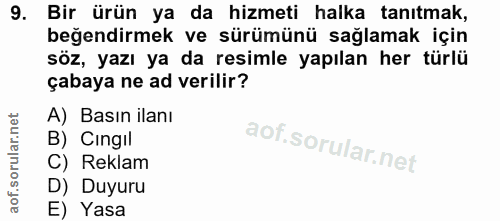 Soru 9