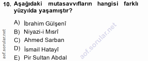 Soru 10