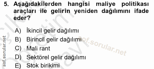 Soru 5