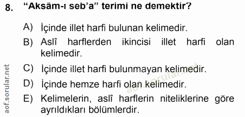 Soru 8