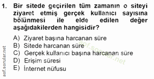 Soru 1