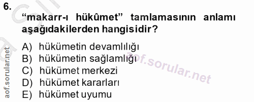 Soru 6