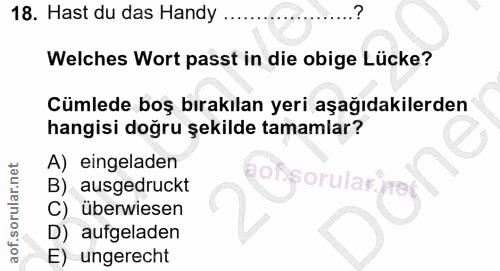 Soru 18