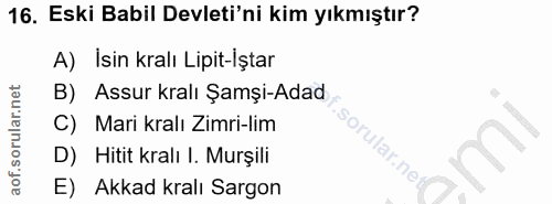 Soru 16