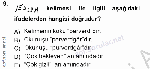 Soru 9
