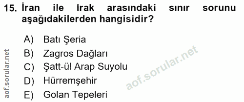 Soru 15
