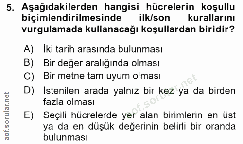 Soru 5