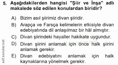 Soru 5