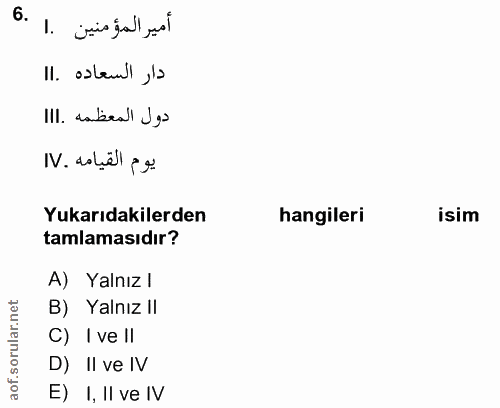 Soru 6