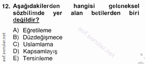 Soru 12