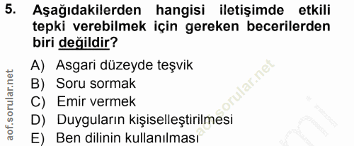 Soru 5