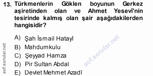 Soru 13