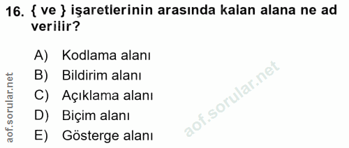 Soru 16