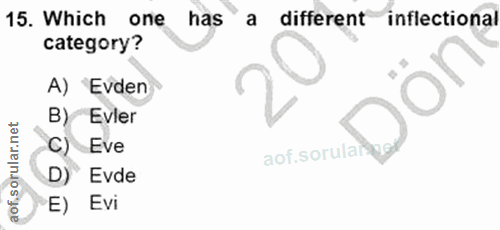 Soru 15