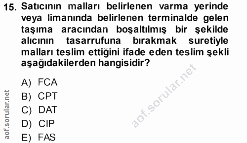 Soru 15