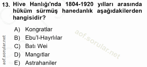Soru 13