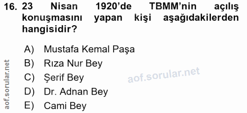 Soru 16