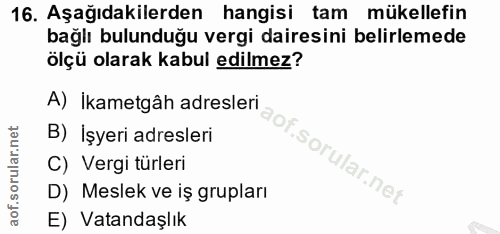 Soru 16