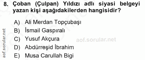 Soru 8