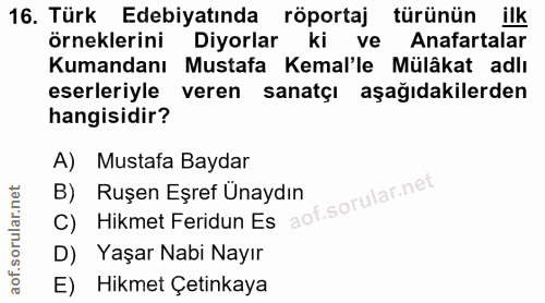 Soru 16