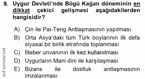 Soru 9