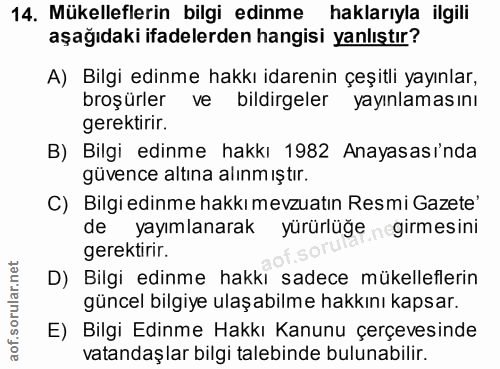 Soru 14