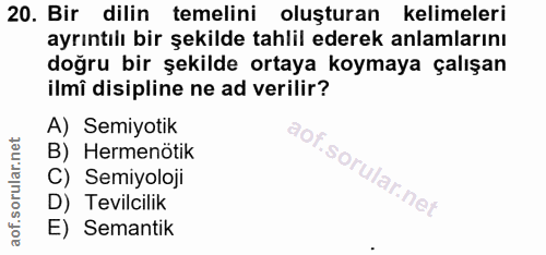 Soru 20