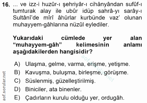 Soru 16