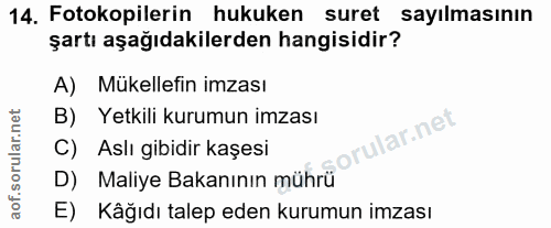 Soru 14